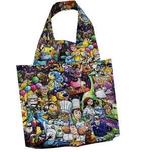 Disney Pixar Characters Reusable Grocery Bag‎ Tote All Over Print